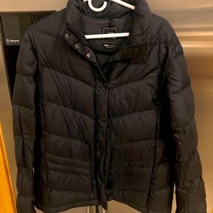 Black Northface winter ski jacket